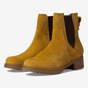 COLE HAAN camea waterproof chelsea suede boot